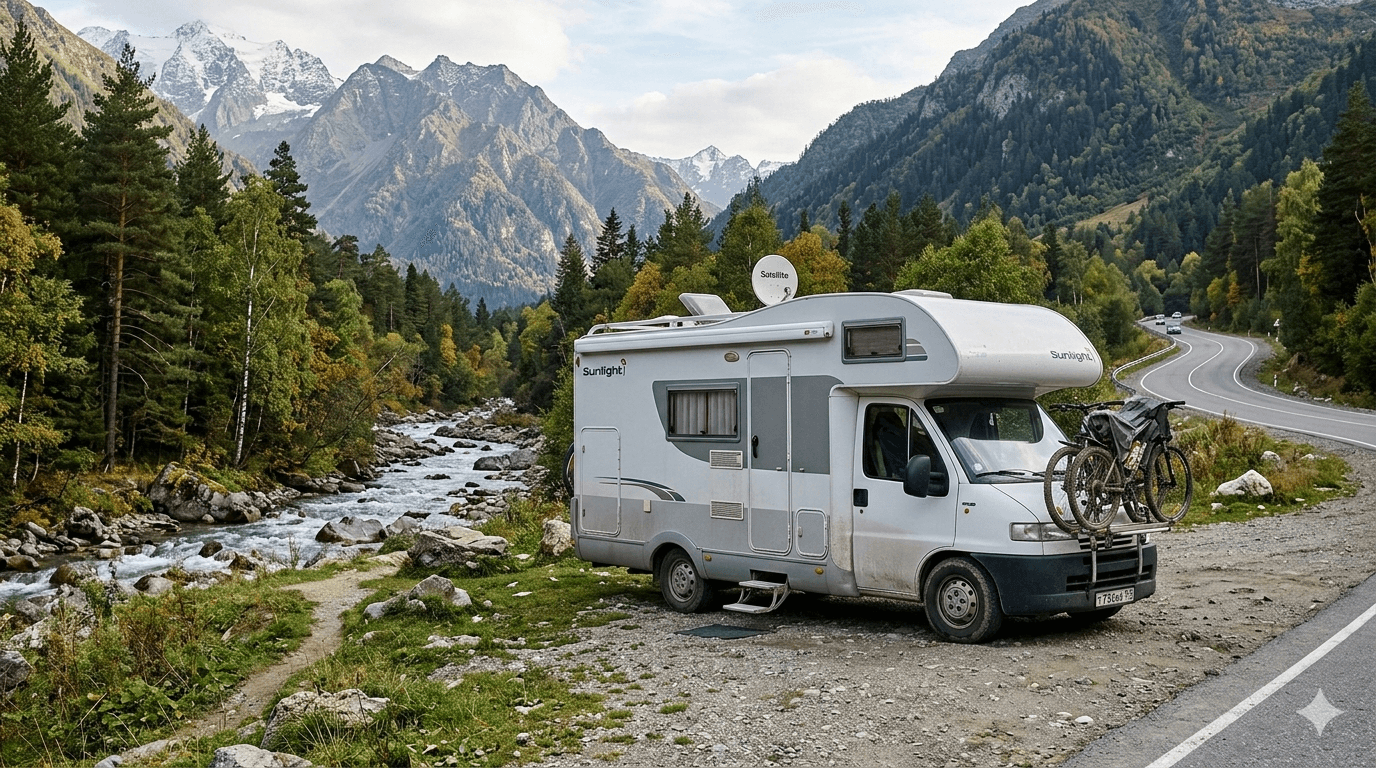 Спокойный длинный маршрут без отелей