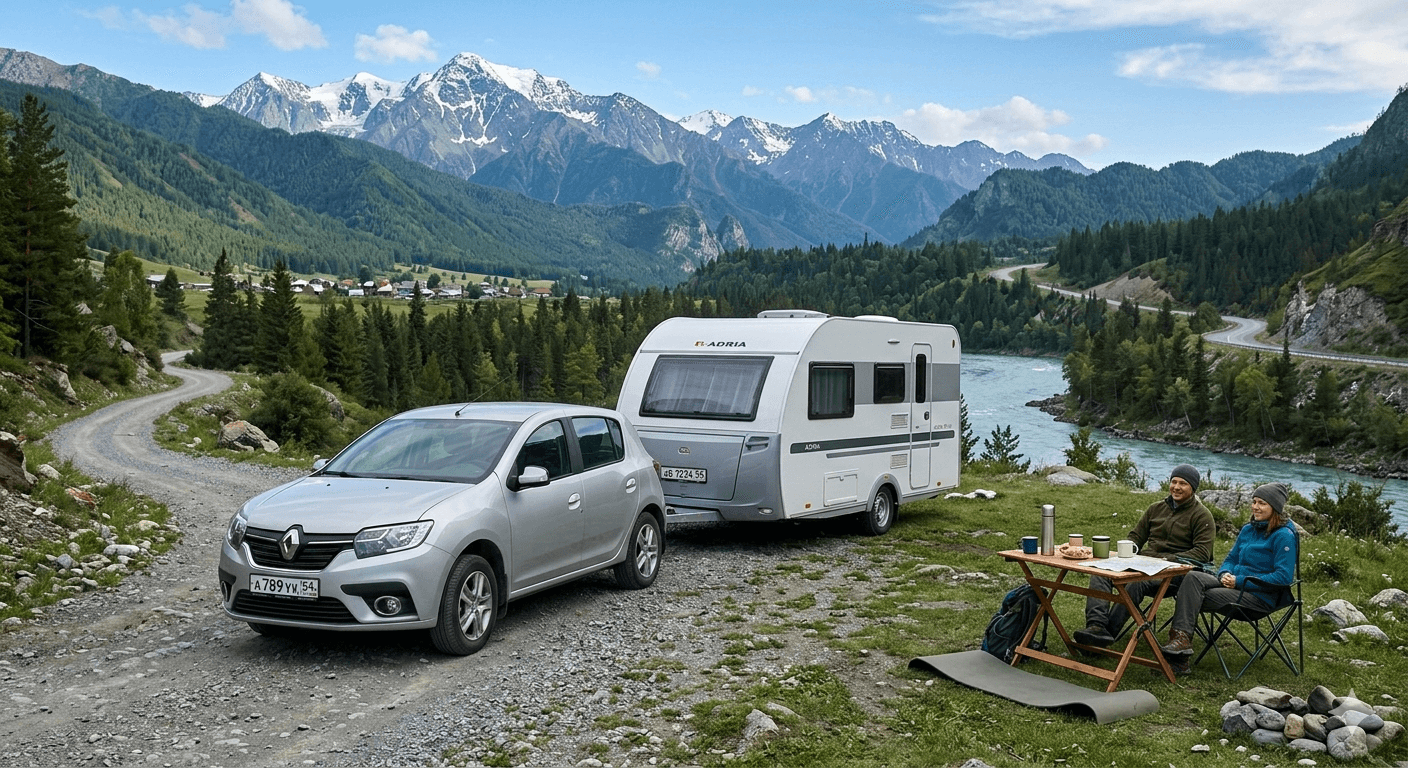 Первый семейный выезд на 3–4 человека